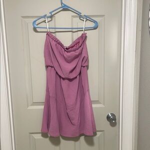 Rolla Coster Strapless Pink Dress